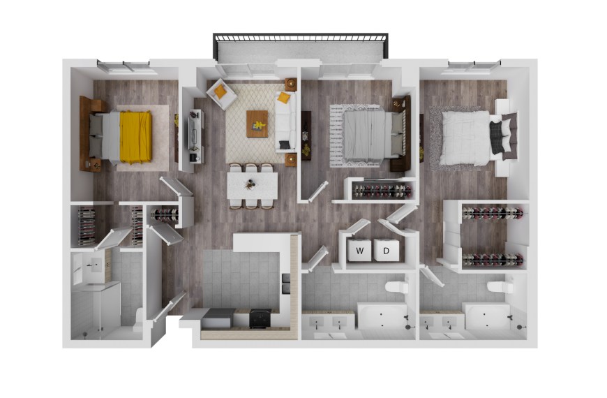 3D Floor Plan Creation